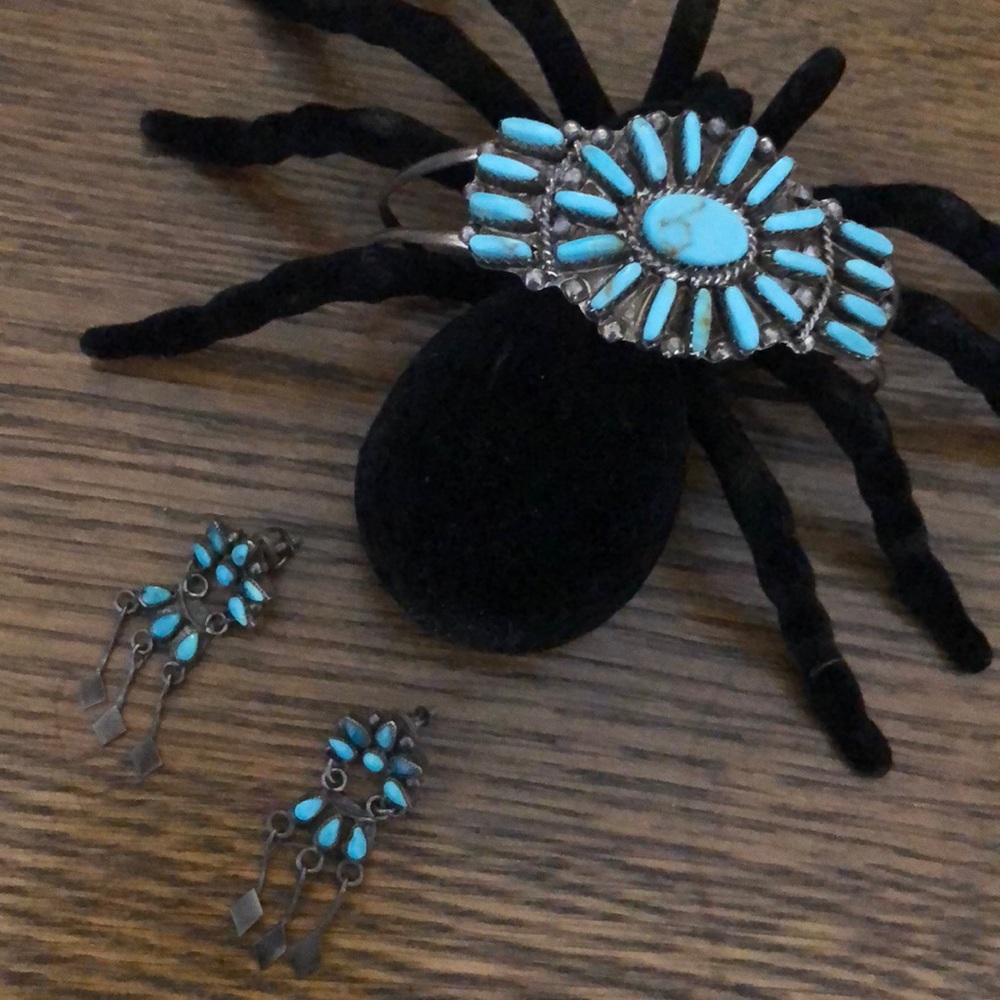 Turquoise jewlery set